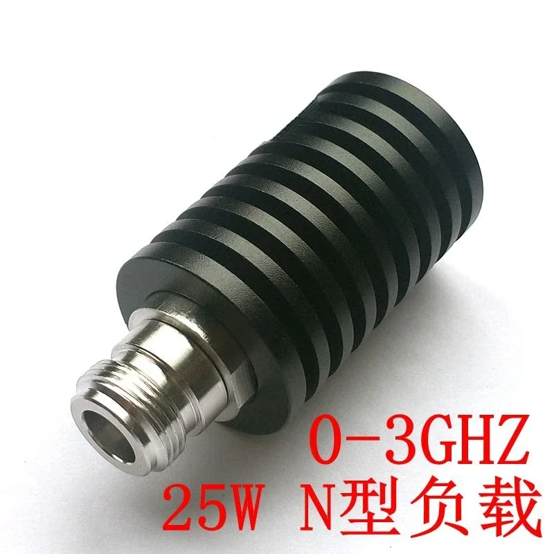 Female 25W N-type Load, RF Coaxial Dummy Load Frequency DC-3Ghz 50 Ohm