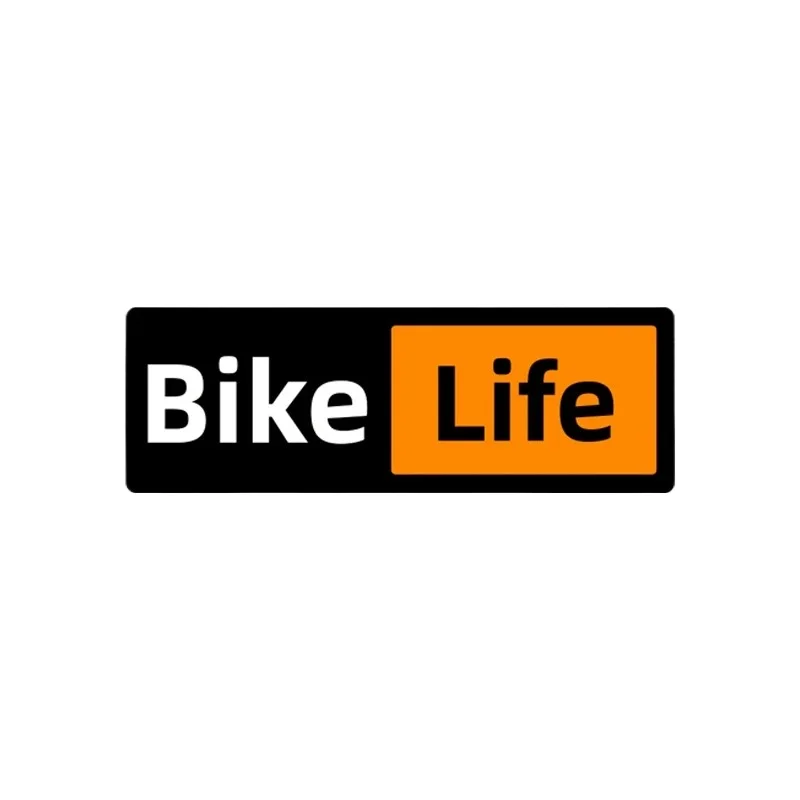 

New FOR Bike Life Road Bicycle Frame Sticker Top Tube Handlebar Waterproof Fashion DIY Decoration Durable 15cm PVC KK