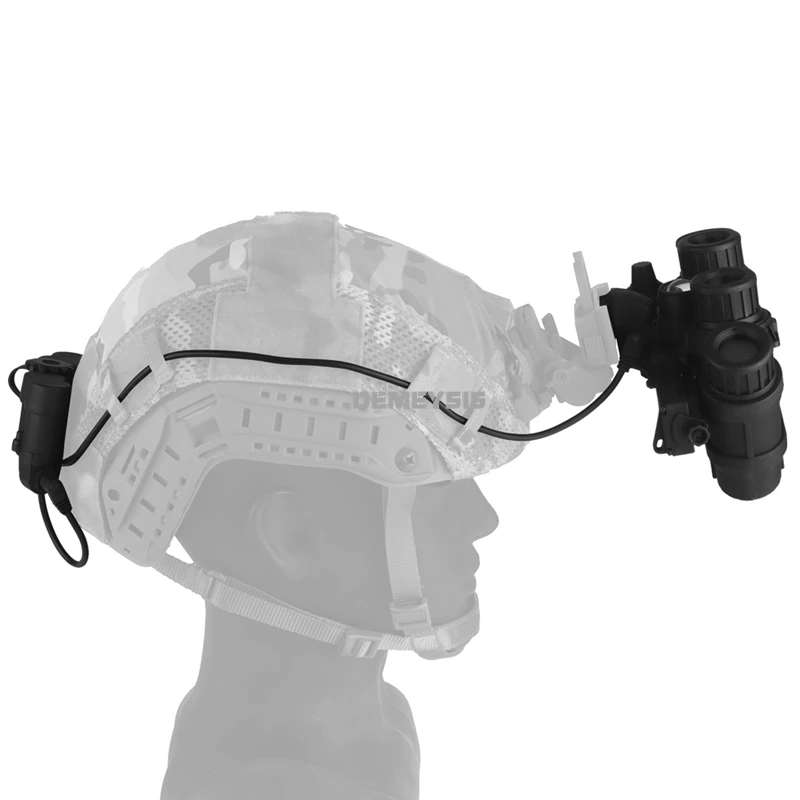 خوذة تكتيكية GPNVG18 نظارات رؤية ليلية نموذج مع علبة البطارية نموذج CS NVG دمية نموذج الصيد خوذة سريعة الملحقات #2