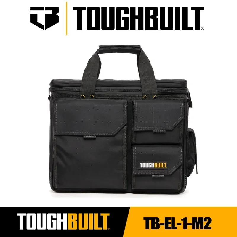 

TOUGHBUILT TB-EL-1-M2 Quick Access Laptop Bag + Shoulder Strap - Medium Portable Work Bag Tool Accessories