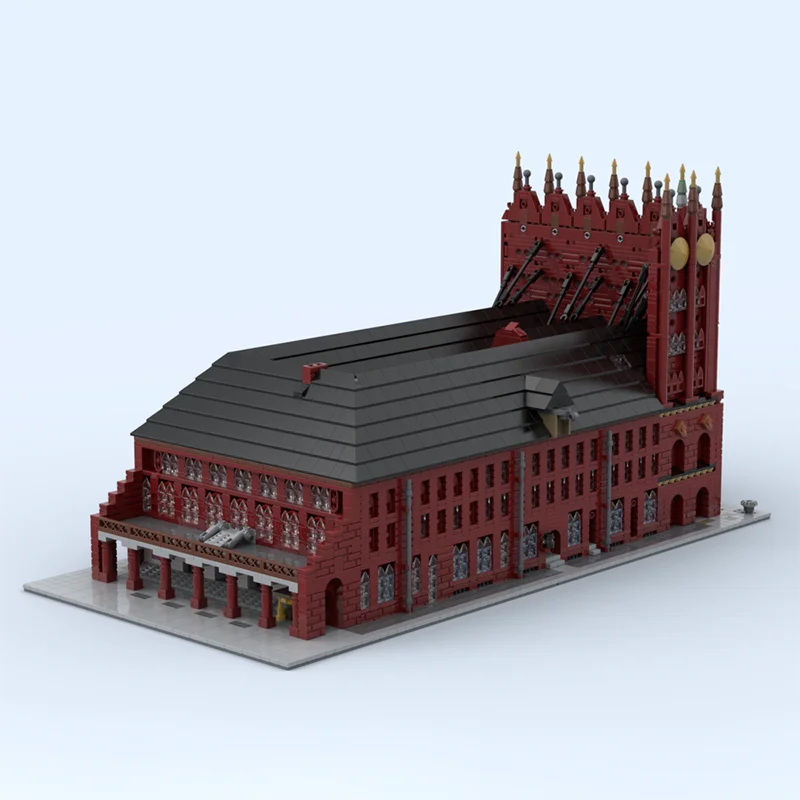 7491pcs MOC Stralsund Town Hall Architecture Model Toys Building Blocks Christmas Gift Architecture Education 3D DIY Assemble