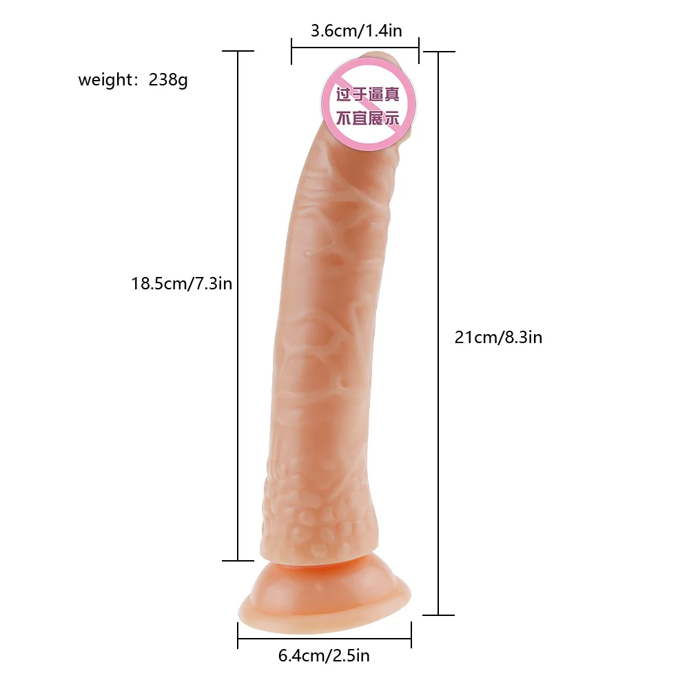 Erotic Realistic Dildo Big Jelly Penis With Strong Suction Cup Female Masturbation Massager G-spot Clits Stimulation Sex Toys