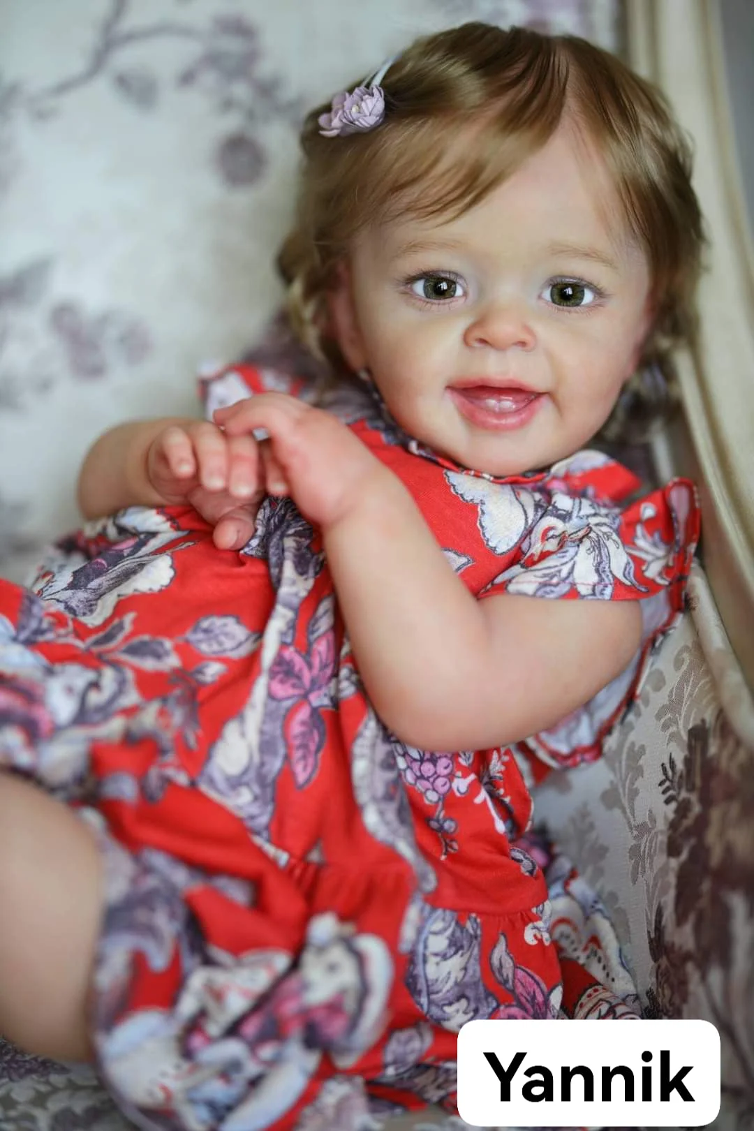 

Lifelike Reborn Baby Doll 3D Painted Skin Bebe Newborn Doll Painted By Artists 22 Inch Yannick Bebe Reborn Two Version