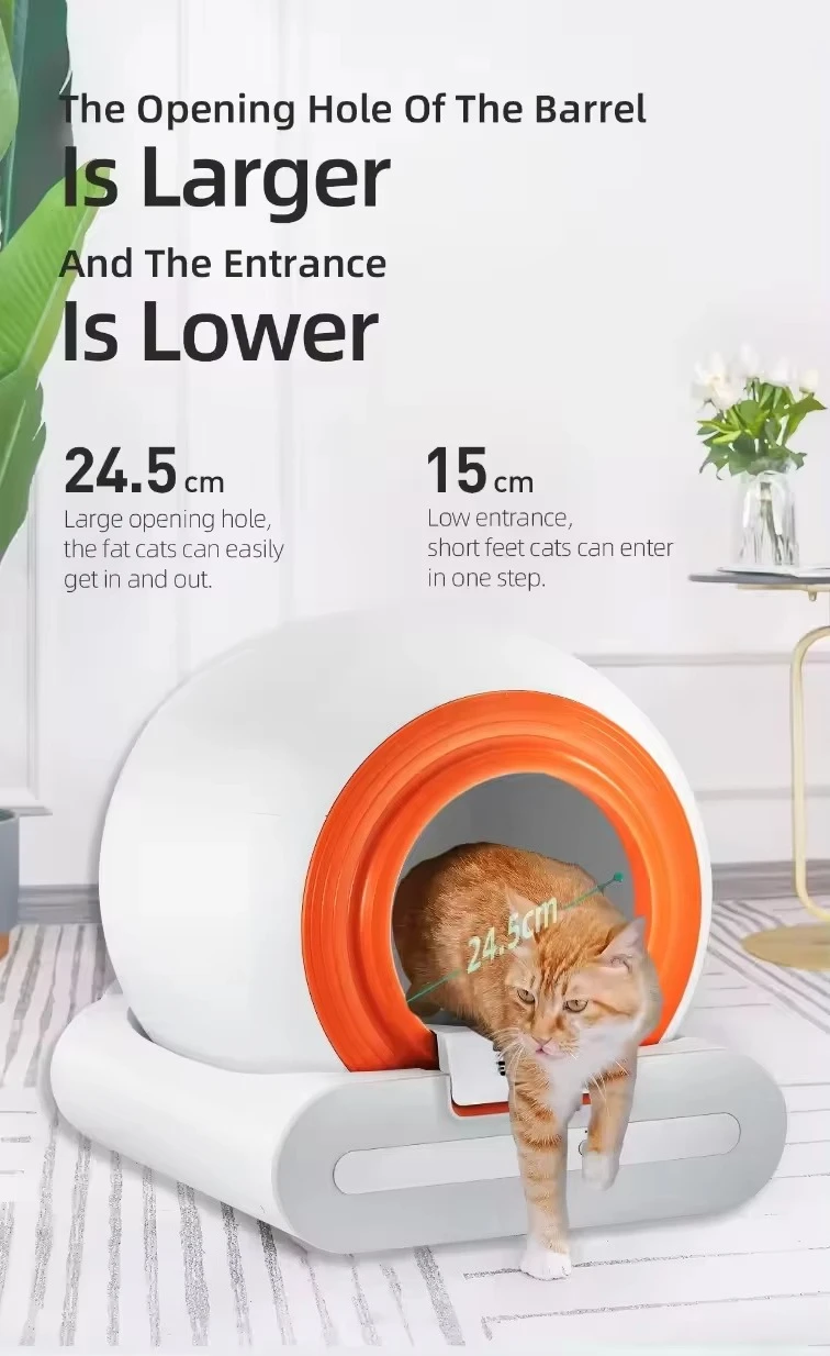 Wholesale OEM/ODM Tuya APP Control Self-Cleaning Smart Cat Box Detachable Automatic Cat Box Pet Supplies