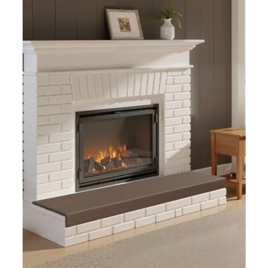 

Fireplace Baby Proofing, 80'' Soft Seat Hearth Cushion for Baby Proof, Memory Foam Brick Fire Place Bumper Protector Pad for Ba