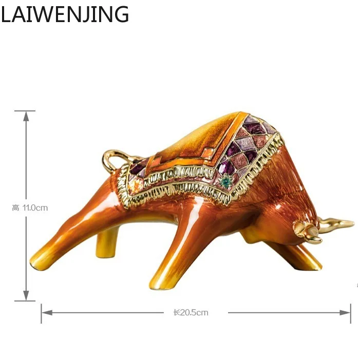 HLZ الإبداعية فورتشن الثور سطح المكتب زخرفة مكتب هووسورمينغ جديد غرفة المعيشة المنزلي مدخل الديكور