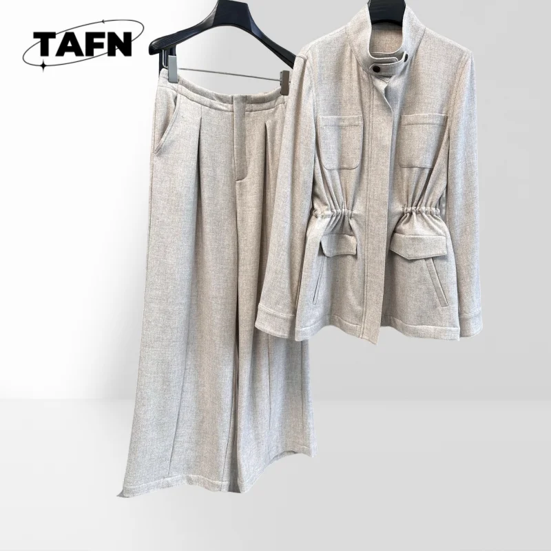 طقم سراويل نسائية متعددة الاستخدامات للأعمال والملابس الكاجوال طقم سراويل نسائية عصرية - وملابس غير رسمية AI1542