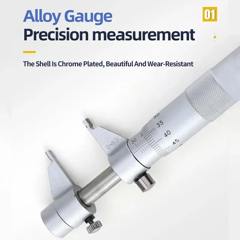 Internal Micrometer Inside Micrometer Measuring Tool Micrometric Gauge For Measurement Indoor Micrometer Internal Diameter Meter