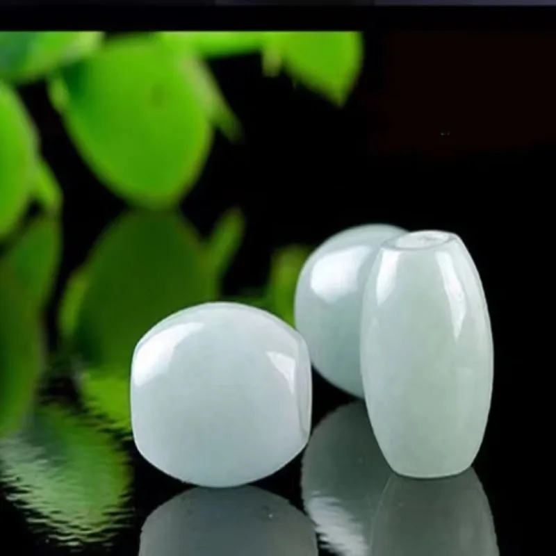 4A Natural Jade Quartz Crystal Single Bead DIY Jewelry