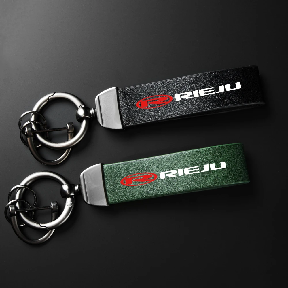 

Accessories High-Grade Leather Motorcycle Keychain Holder Keyring For RIEJU Aventura 500 E-Tango MR250 MR300 MR PRO 250 300