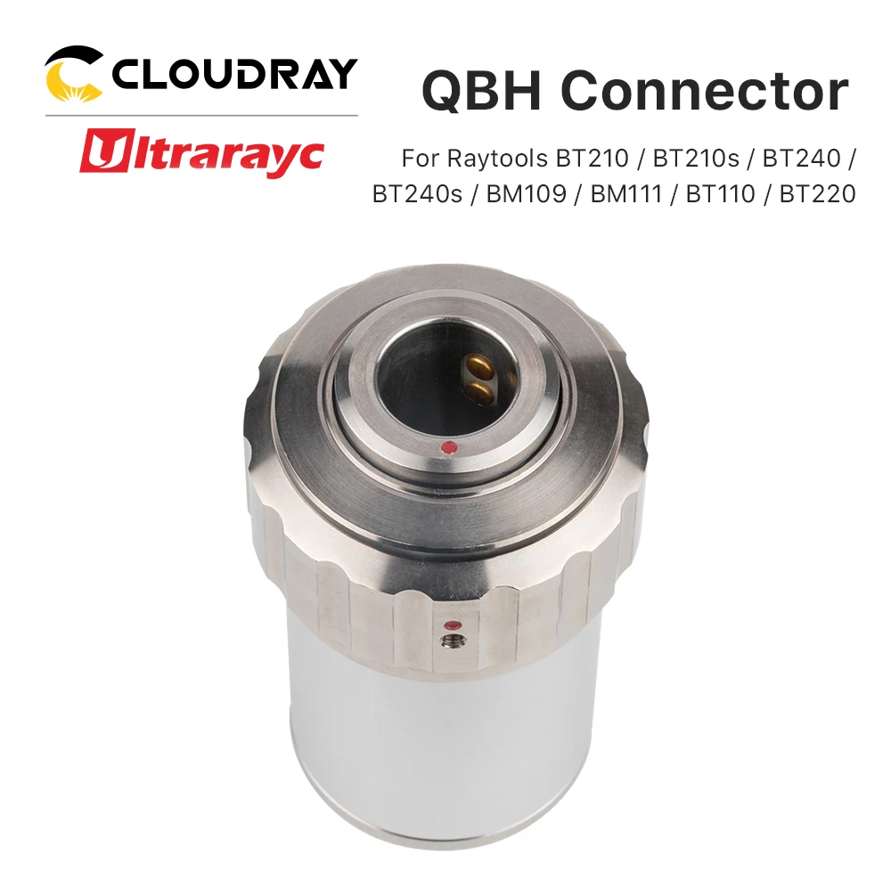 Imagem -05 - Conector de Cloudray Qbh para a Cabeça Bt210 do Laser da Série de Raytools 240s Bm109 Bm111 Fibra do Laser 1064nm Parte da Máquina de Corte o