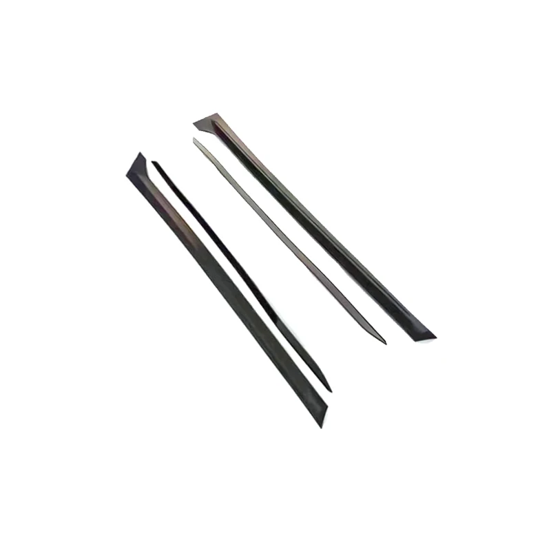 

Car Exterior Decoration A4 S4 Gloss Black Side Skirts ABS RS4 Style Car Side Skirts for A4 S4 B9 2017 2018 2019