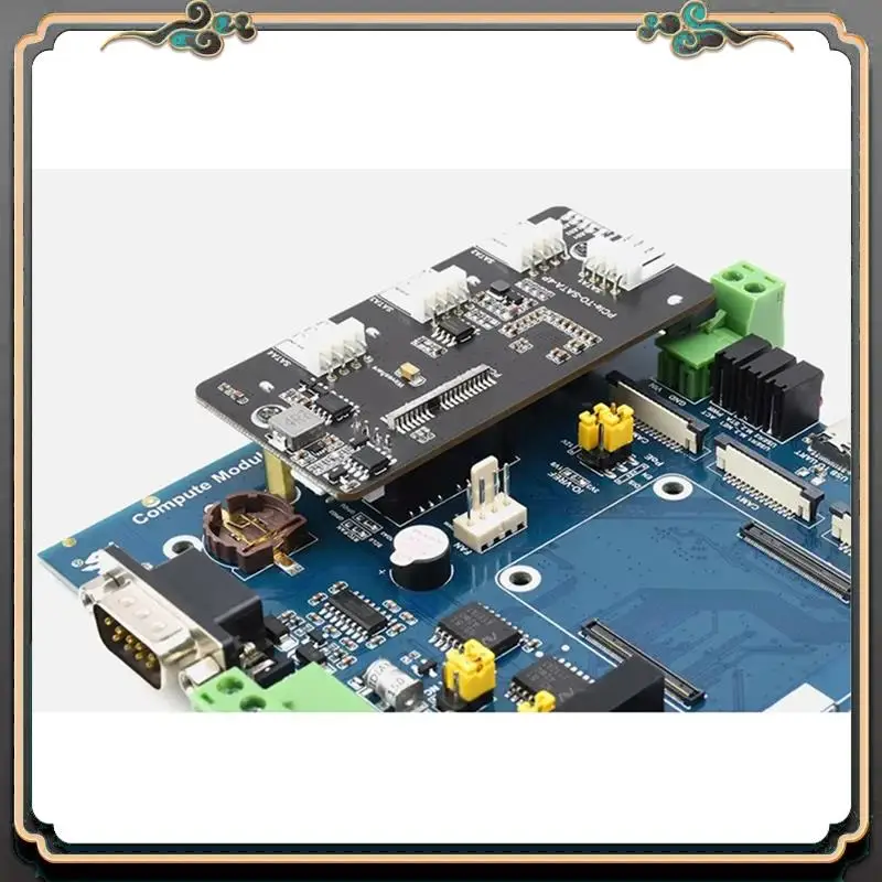 

ASMA-For Raspberry Pi Compute Module 4 CM4 Pcie To SATA PCI-E To Four-Way SATA3.0 Card 6Gbps High-Speed SATA Expansion Board