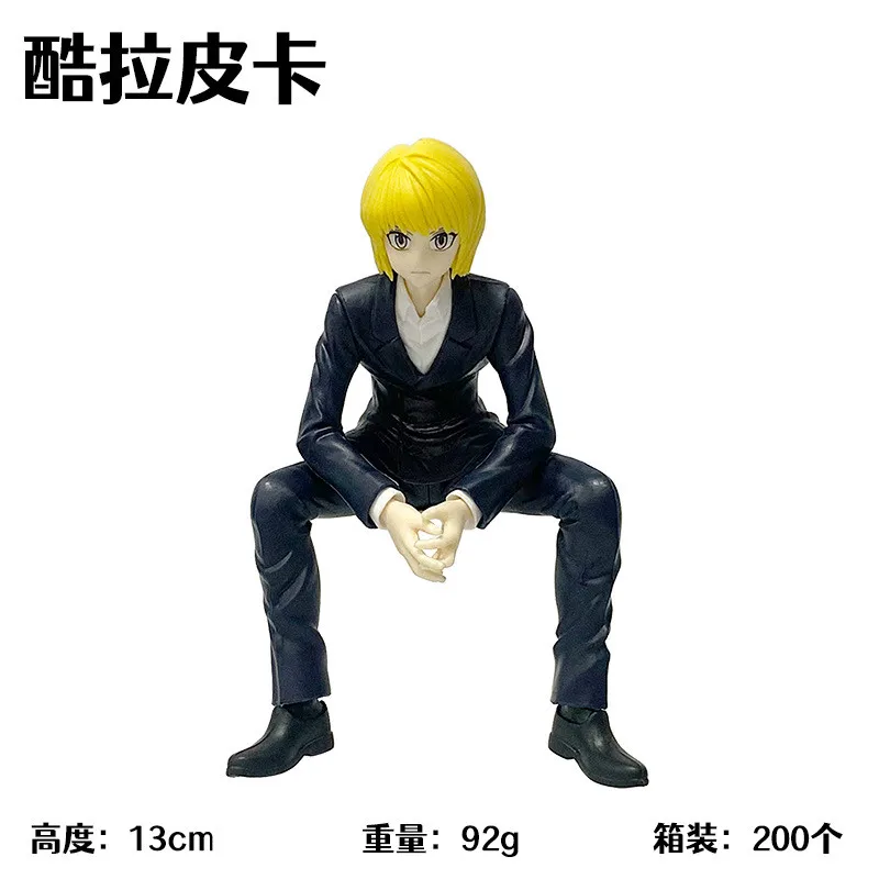 13,5 cm Anime Hunter × Hunter Hisoka Nudel presse sitzen Modell Spielzeug Geschenks ammlung Action figur PVC Boxed – Detail 11