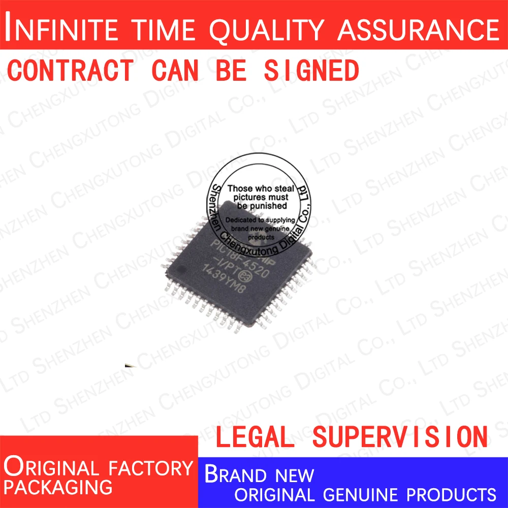 

PIC18F4520-I/PT PIC18F4520-I LQFP 100% genuine stock in brand new original packaging
