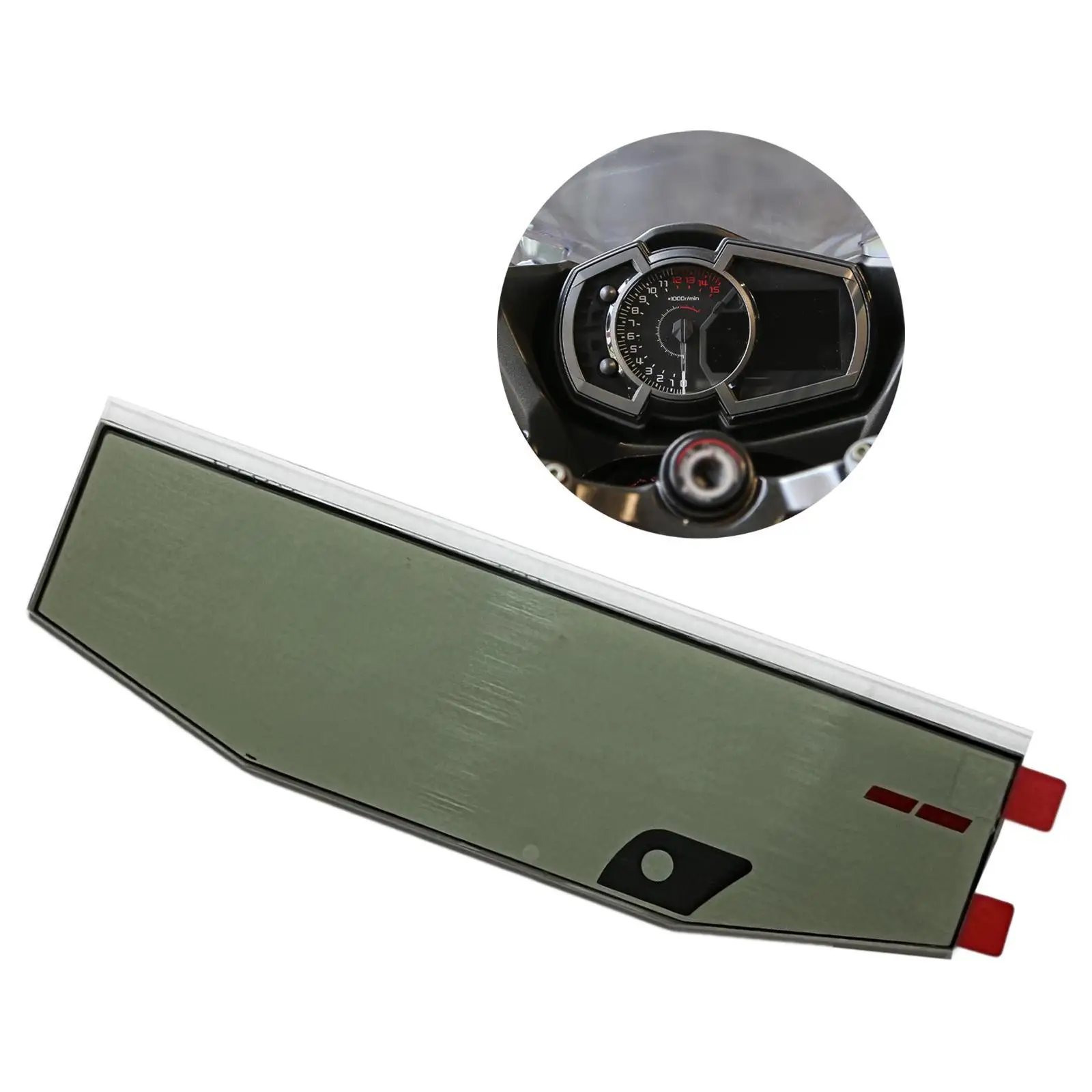 Motorcycle Meter Display Reliable Easily Install Speedometer Instrument LCD Screen Replacement for Kawasaki Z1000 2010-2013