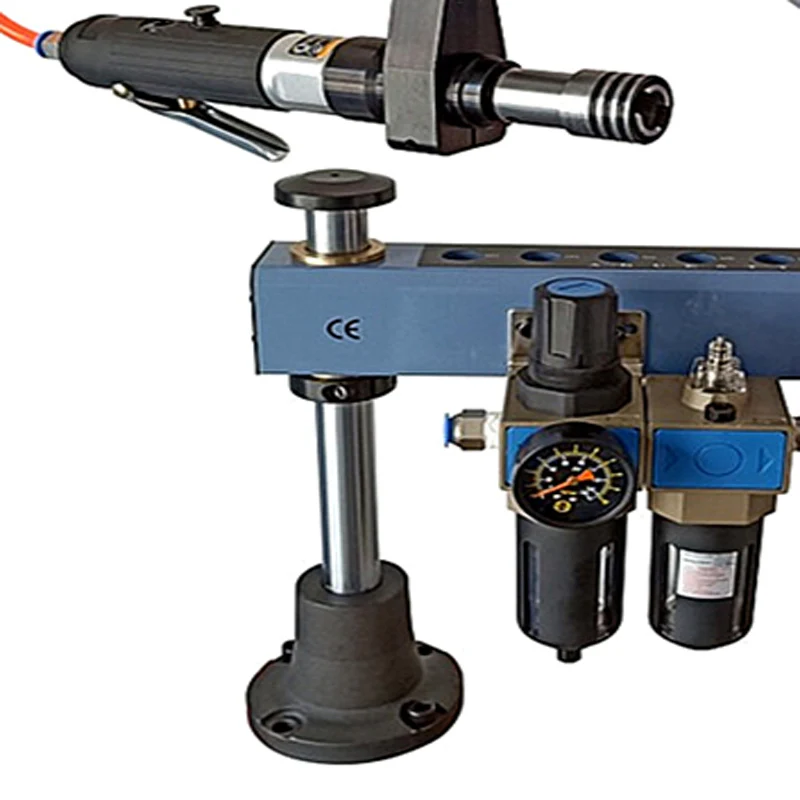 LY Pneumatic CNC Tapper Tool Automatic Tapping Threading Machine M3-M16 Optional Universal Vertical Type with ISO Chucks