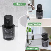 A84X-Wall Mount Automatic Foaming Soap Dispenser,4-Level Adjustable,Touchless 400Ml Rechargeable Foam Hand Soap Dispenser