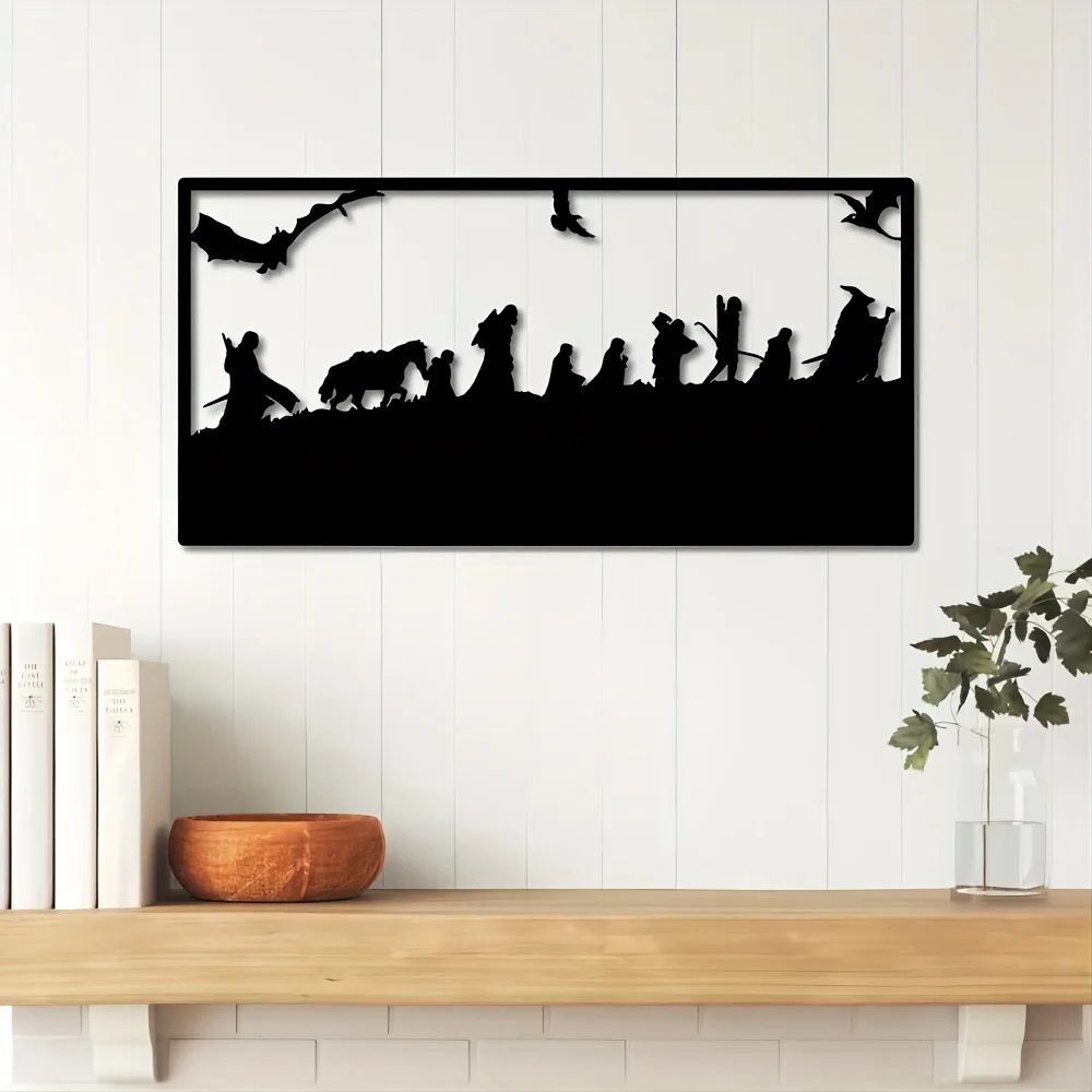  Metal Wall Art, Wall Decor, Home Decoration, Living Room, Bed Room, Doorway, Porch, Movie, Novel, Lord Of The Rings