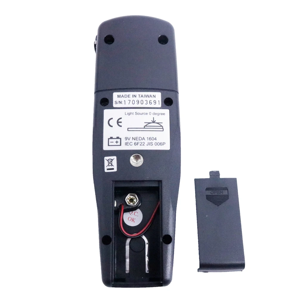 TM-204 مقياس الضوء الرقمي عالي الدقة مع أقصى قراءة 2000 مقياس الضوء اختبار الأطياف السيارات المدى