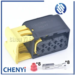 1 Set 8 Pin 2.8mm female Waterproof Heavy Duty Truck Sealed Plug Automotive wiring harness 1-1670894-1