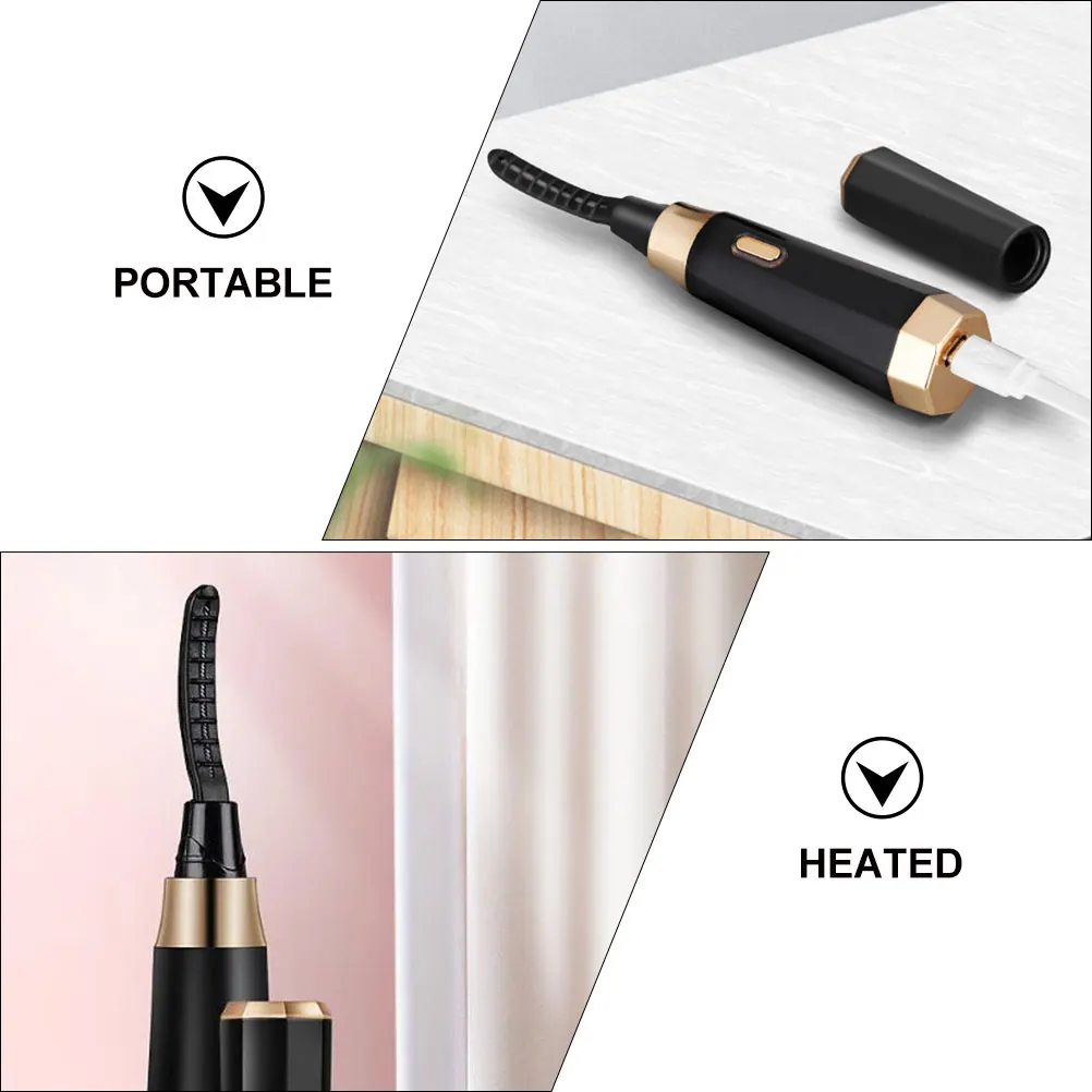

Electric Eyelash Curler Beauty Tool Heating Charge Charging Salon Supplies Abs Makeup