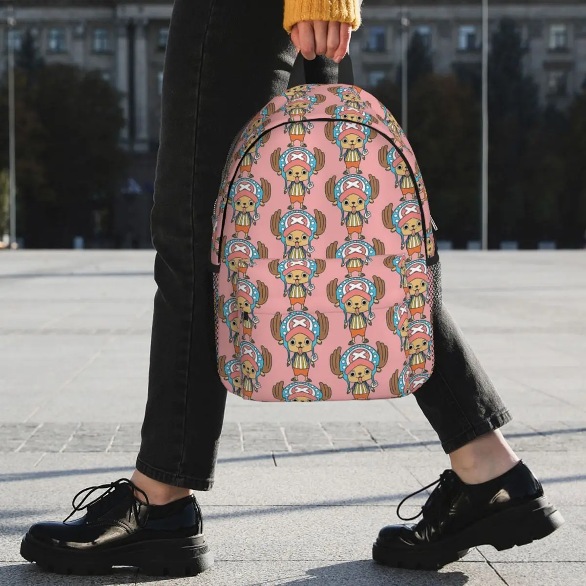 Tony Tony Chopper Plecaki Nastolatek Bookbag Casual Studenci Torby szkolne Plecak podróżny Torba na ramię o dużej pojemności