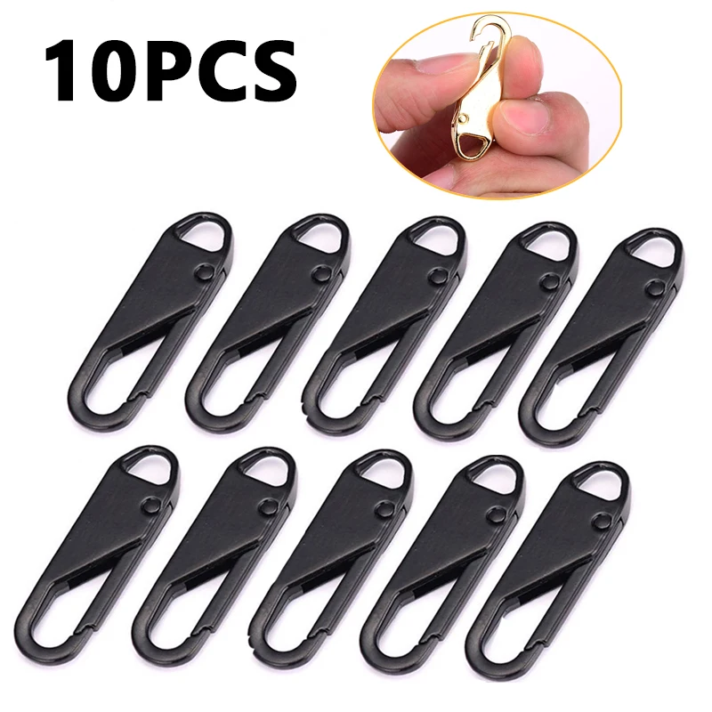 5/10pcs Fashion Metal Zipper Zipper Repair Kits Zipper Pull for Zipper Slider Sewing Diy Craft Sewing Kits Metal Zip DIY Sewing