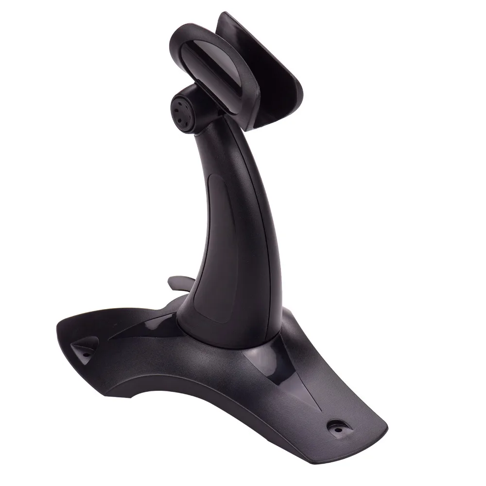 ABS Barcode Scanner Stand Large Base Ultra Stable Barcode Scanner Holder Detachable Hands Free Design Hands Free Scanner Stand
