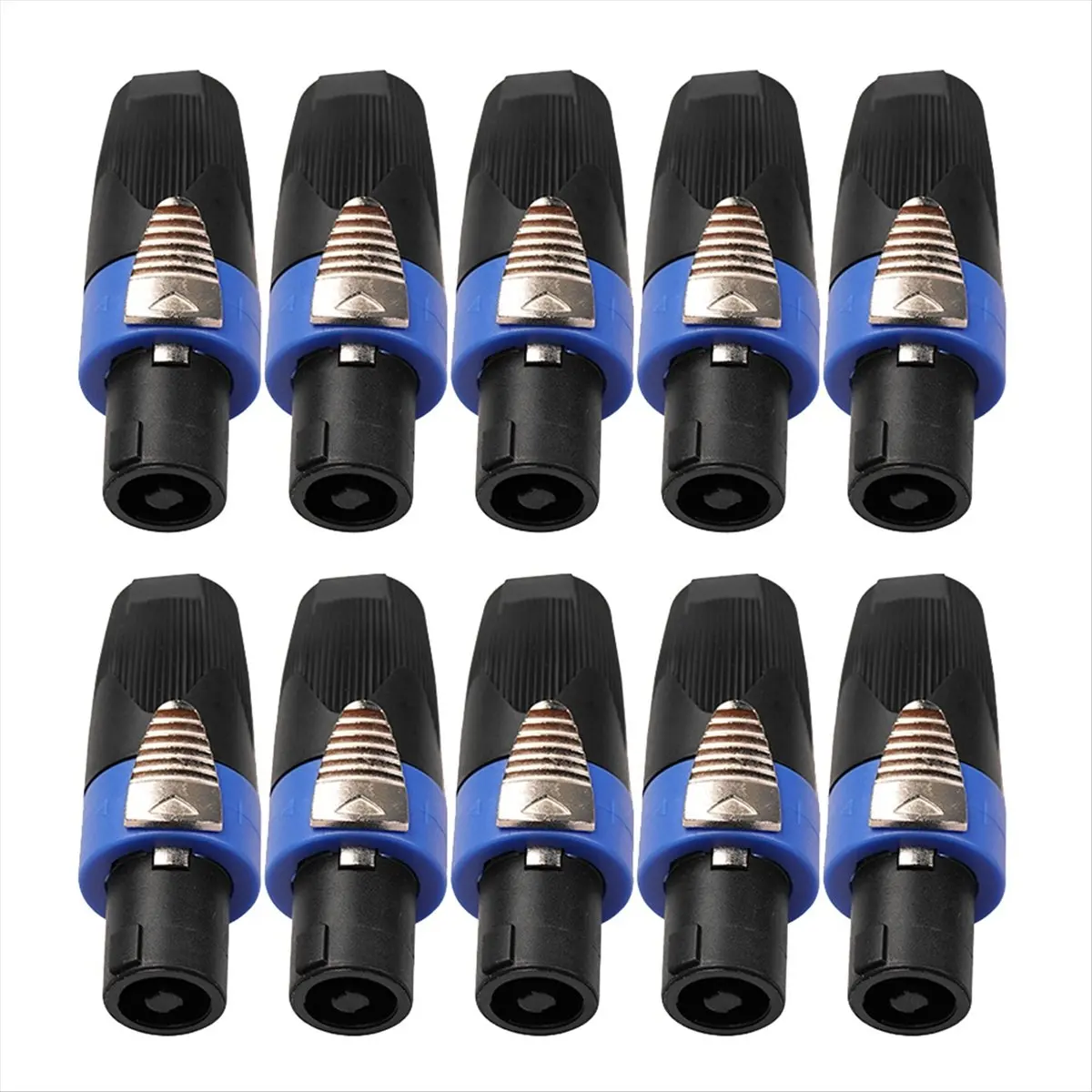 【Socket】 10 PCS Audio Speaker Connectors Plugs Twist Lock Rechargeable Portable Speaker Wireless for Speakon NL4FC