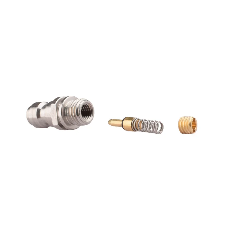HPA M8 8MM One Way Quick Disconnect Male Gas Cylinder Refill Filling Regulator Parts For Air Paint Soft Ball CO2 Scuba Diving