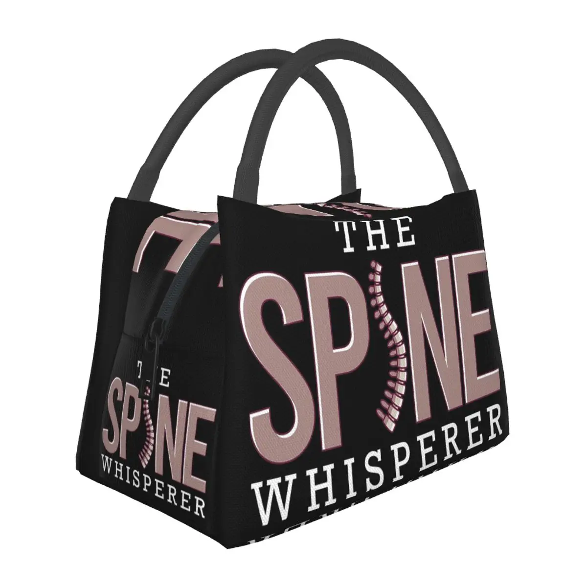

Spine Whisperer Insulated Lunch Bag for Women Bento Storage Food Boxes Leakproof Container Cooler Thermal Lunch Box Tote
