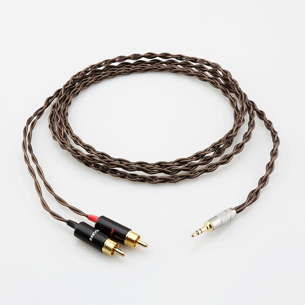 

HI-End Odin Silver Plated 2RCA Audio Cable To 3.5mm Plug Audio Video Cable HIFI