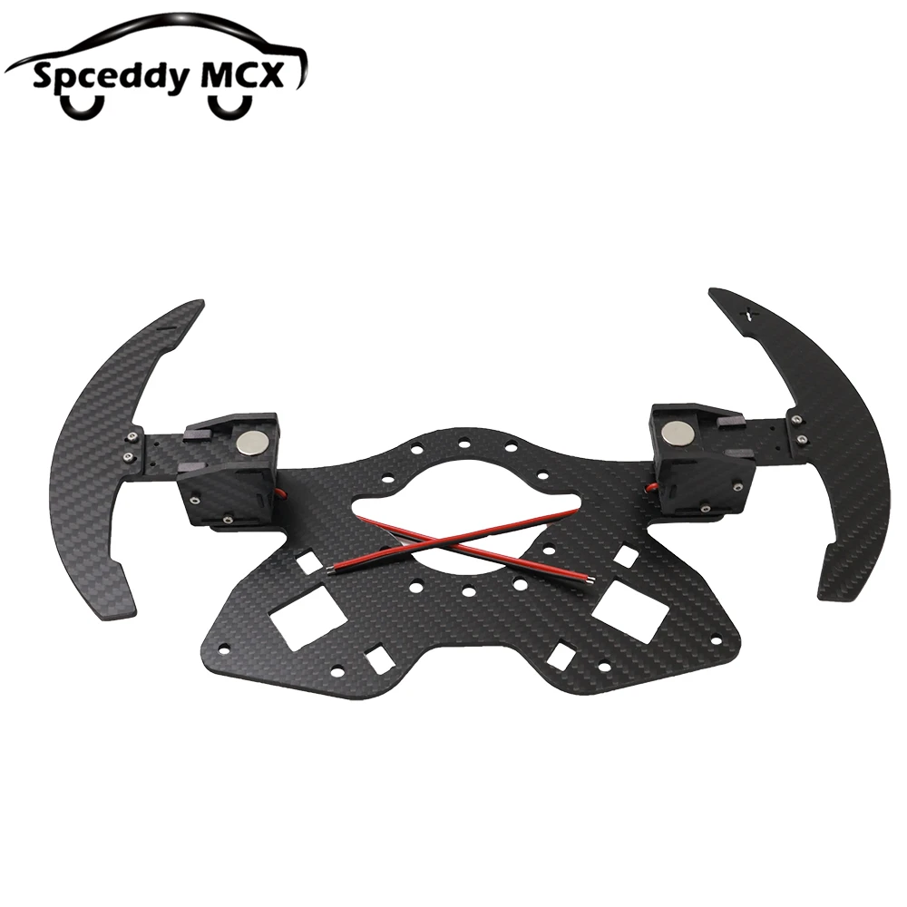 Spceddy MCX Racing Steering Wheel Mangnetic Shift Paddle Extension Carbon Fiber Bracket For Buick Regal EG7 2019