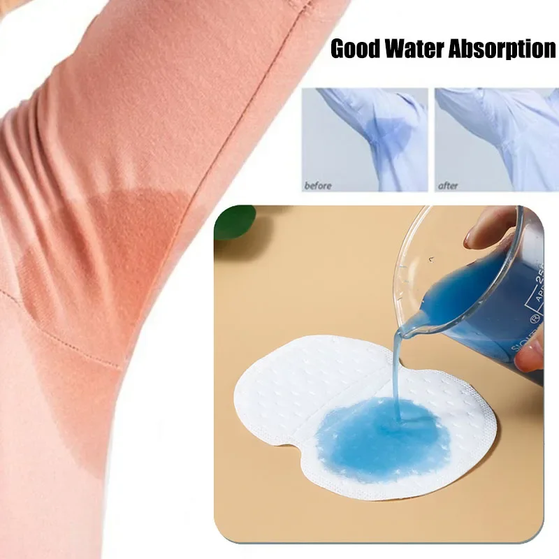 10pcs/50pc Disposable Sweat Absorbing Patch Nonwovens Sweat Pads Clothes Perspiration Armpit Care Sweat Breathable Pad Deodorant