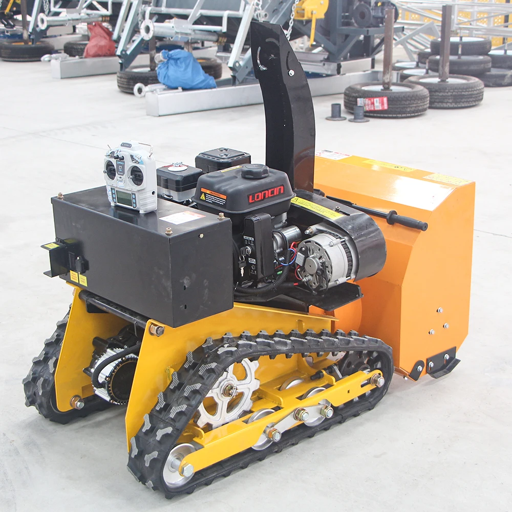 Intelligent Crawler Remote Control Snow Blower Durable Farm Outdoor Snow Removal Snow Shovel