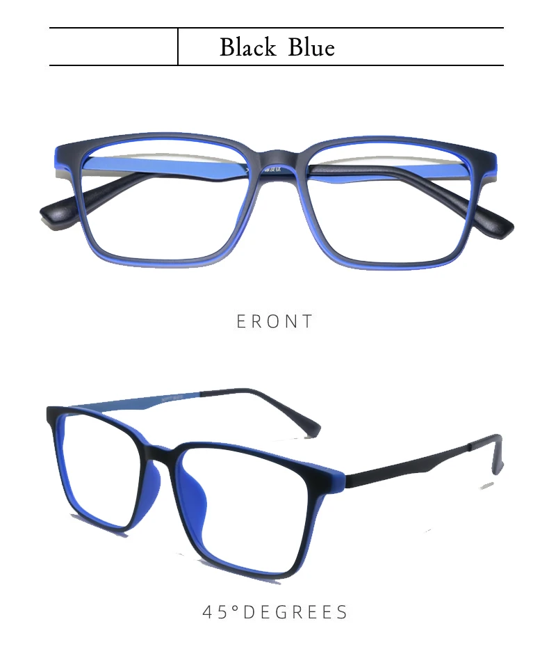 Hohe Qualität Reinem Titan Männer Anti Blau Licht Presbyopie Brillen Lesebrille mit Dioptrien 100 150 200 250 300 350 400 – Detail 9