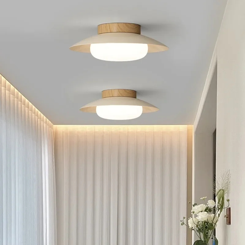 Cream wind balcony light Ceiling Japanese corridor medieval wabi wind aisle French entrance