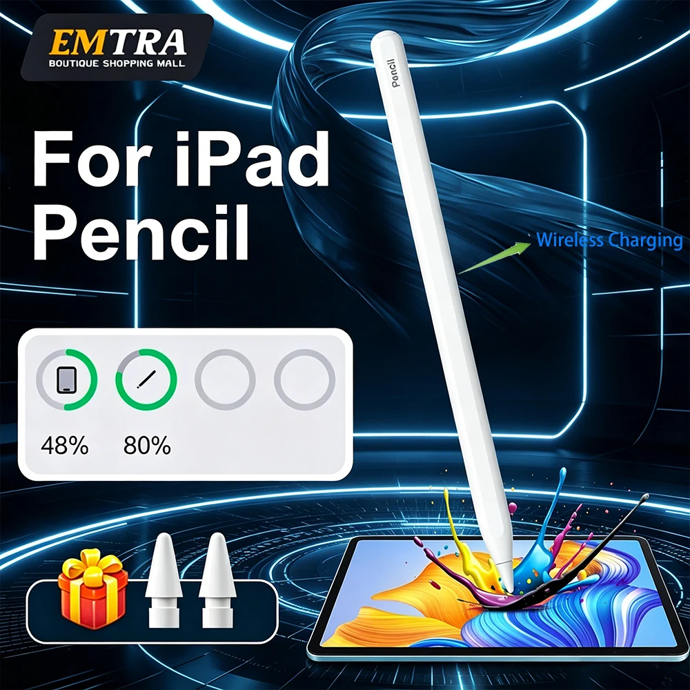caneta-stylus-para-apple-pencil-2-com-rejeicao-de-palma-e-carregamento-sem-fio-sensibilidade-a-inclinacao-compativel-com-ipad-air-4-5-mini-6-7-pro-2018-2026