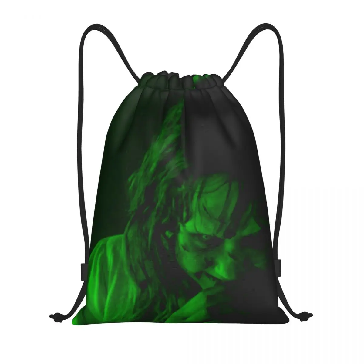 

The Exorcist Green Backpacks Fashion Drawstring Bundle Pocket Sundries Bag Book Bags for Travel Students