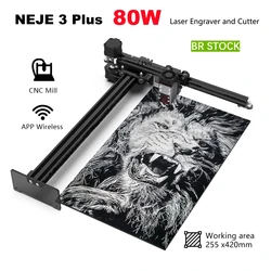 NEJE 3 Plus A40640/A40630 CNC Laser Engraver Cutter Engraving Cutting Machine Router Wood Metal Mark Tool Bluetooth GRBL