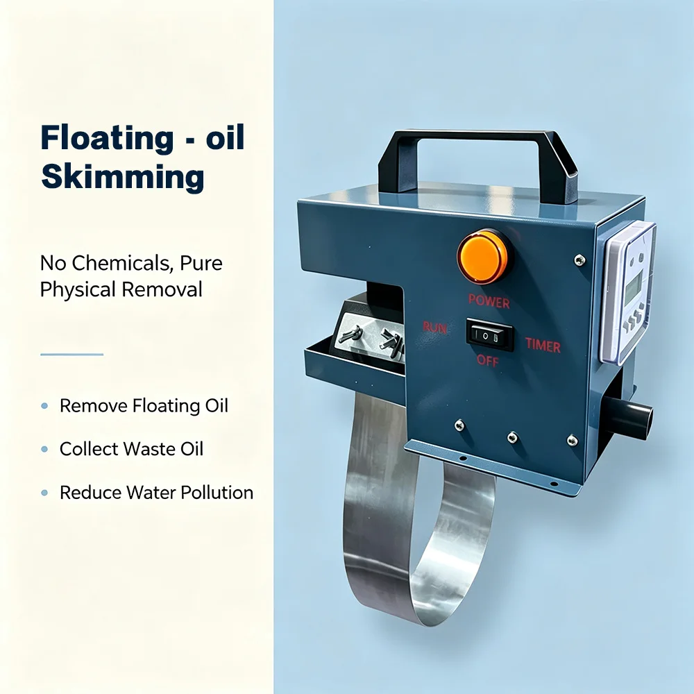 Wholesale Price OSF-13L Belt Type Oil Skimmer 13L/H Double-Sided Physical Separator For Metalworking Fluid System