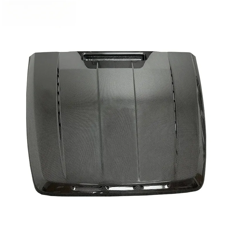 For G63 Topcar Style Dry Carbon Fiber Bonnet Hood Scoop for  G Class W464 G63 Kit G500 G550 2019-2024