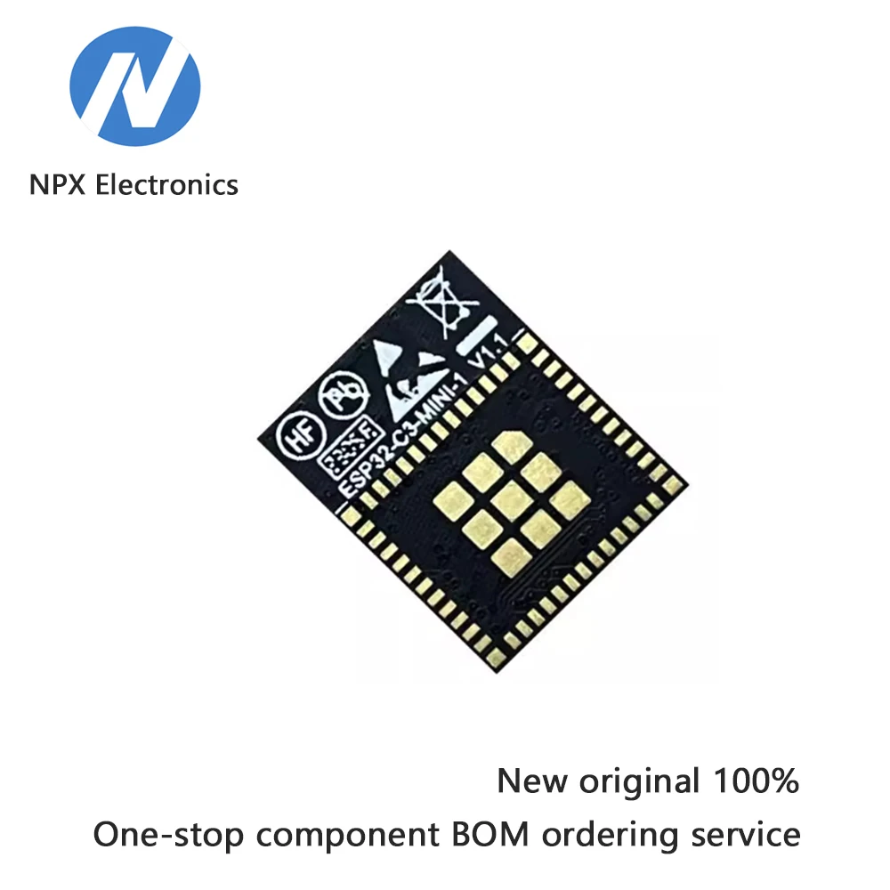 ESP32-C3-MINI2.4G WiFi + BLE5 Bluetooth-Zwei-in-Eins-Modul – ultrakleine Größe, geringer Stromverbrauch