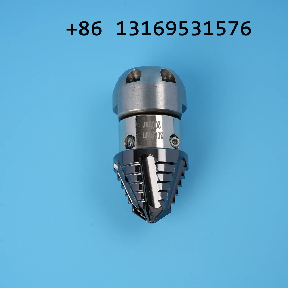 

Stainless Steel High-Pressure Rotating Pagoda Nozzle Cleaner for Industrial Sewer&Pipeline Mud Removal with Durable Construction