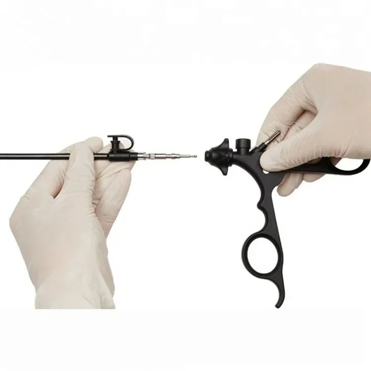 Surgical laparoscopic instruments Monopolar maryland grasping forceps scissors black light plastic handle without ratchetfactory