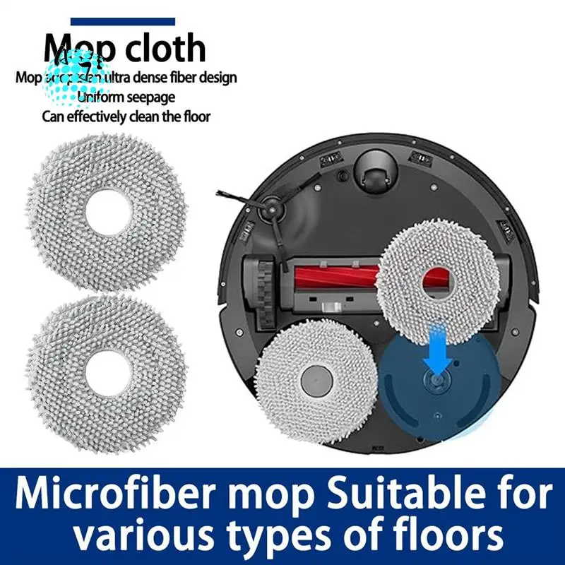 

A07F-For Roborock Qrevo Slim, Qrevo Master Vacuum Cleaner Accessories Main Brush Filter Mop Cloth Dust Bag Replacement Parts