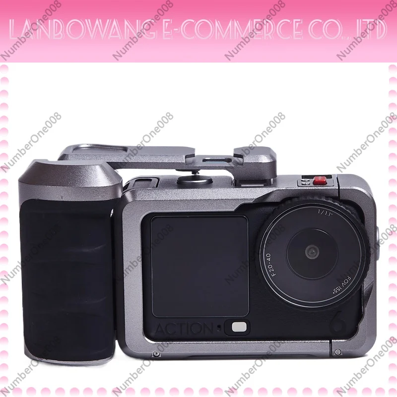 Metal Cage Frame Protective Case Accessories for DJI Action 3 4 6 Action Sports Camera