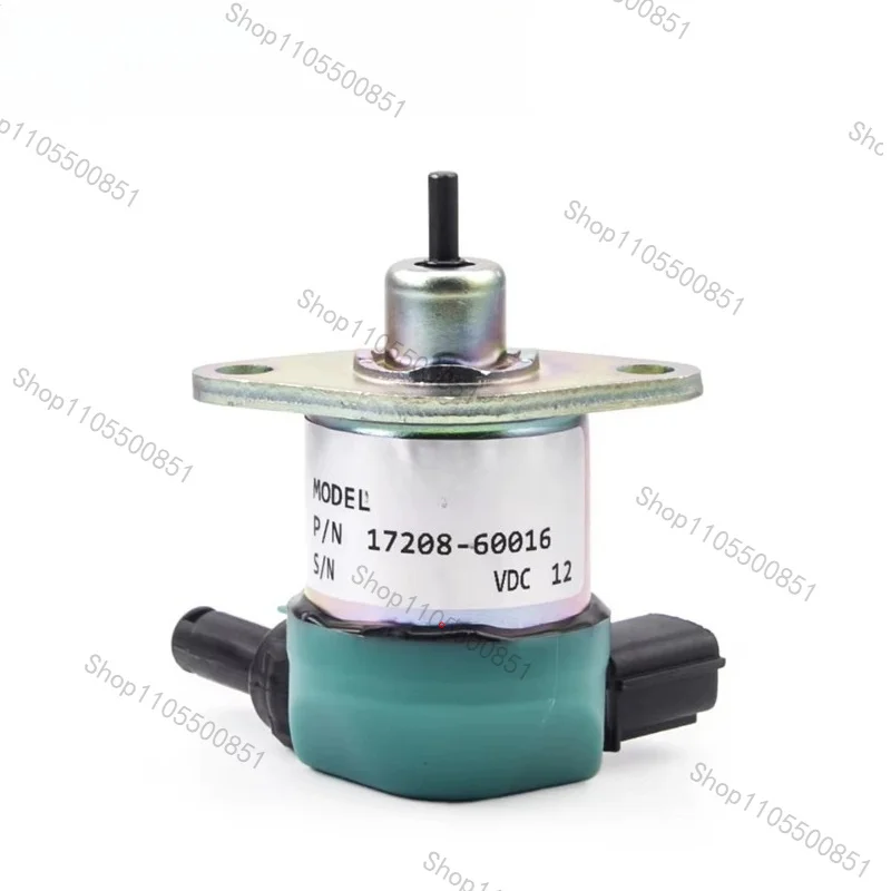 D1005 D1105 D905 Engine Fuel Shut-off Solenoid Valve 17208-60016-12v-24