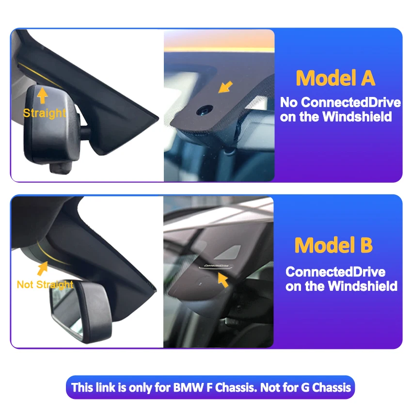 

4K HD Wi-Fi видеорегистратор для BMW F06 F07 F10 F11 F15 F16 F20 F21 F25 F26 F30 F31 F32 F36 F45 F48 F80 F82 F85 2013-2021, камера для автомобиля